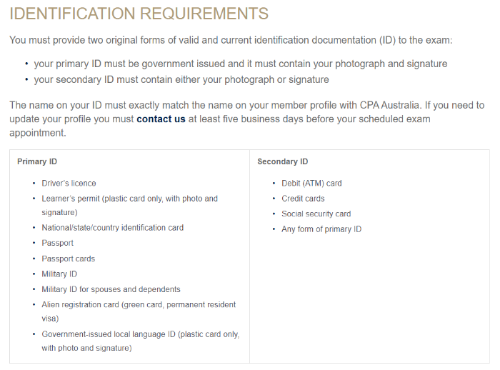 澳洲cpa考試證件類別
