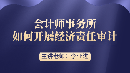 會計師事務(wù)所如何開展經(jīng)濟責(zé)任審計