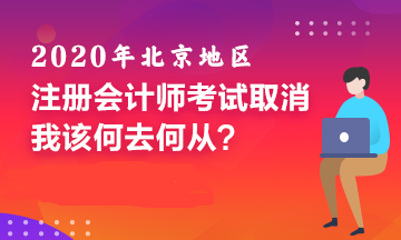 北京CPA考試取消！備考好幾個月的我該何去何從！