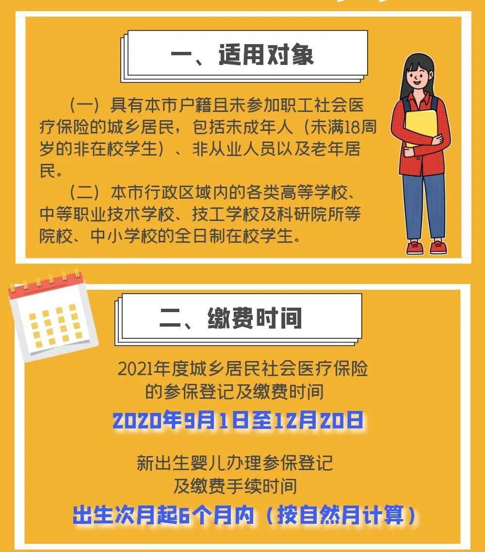 2021年度廣州市城鄉(xiāng)居民社會醫(yī)療保險費繳費須知