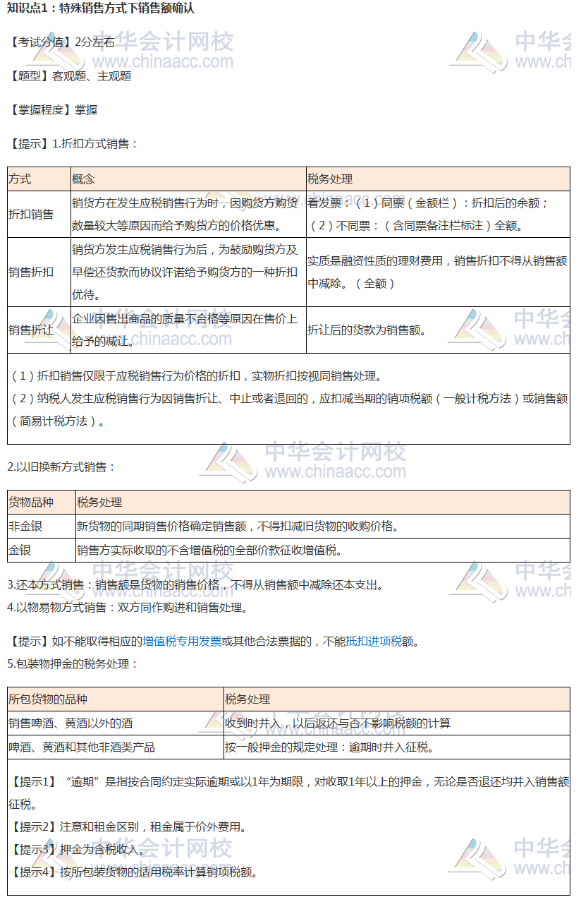 【考前必看】注會稅法考前穩(wěn)拿20分系列知識點(diǎn)（一）