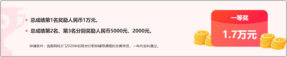 重磅預(yù)告！參與2020初級報分 人人拿獎 只要你敢報 我們就敢發(fā)