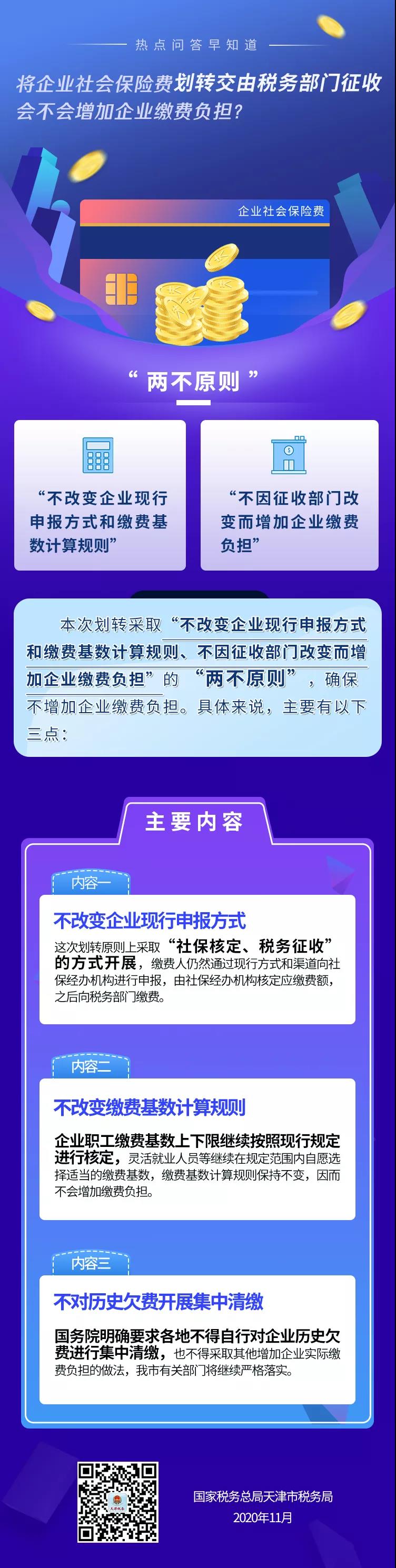 將企業(yè)社會(huì)保險(xiǎn)費(fèi)劃轉(zhuǎn)交由稅務(wù)部門征收會(huì)不會(huì)增加企業(yè)繳費(fèi)負(fù)擔(dān)？