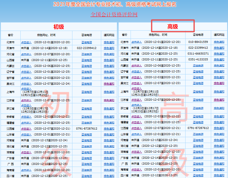 溫馨提示：報(bào)名2021高會(huì)考試千萬(wàn)別進(jìn)錯(cuò)入口了！