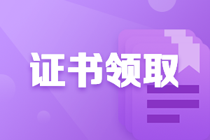 海南三亞市2020中級(jí)會(huì)計(jì)證書(shū)領(lǐng)取時(shí)間是？