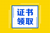 山東2020初中級經(jīng)濟(jì)師證書領(lǐng)取時間公布了嗎？