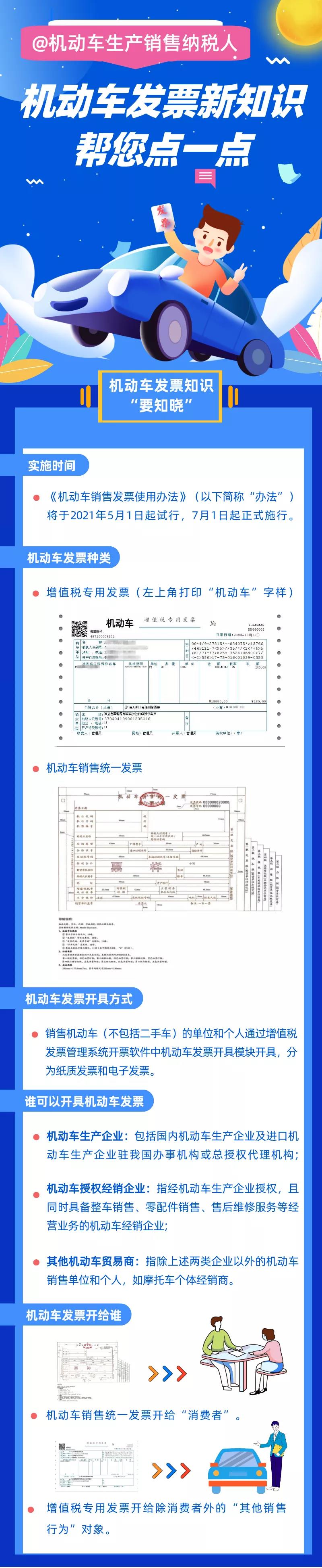 @機(jī)動(dòng)車(chē)生產(chǎn)銷售納稅人 機(jī)動(dòng)車(chē)發(fā)票新知識(shí) 幫您點(diǎn)一點(diǎn)！