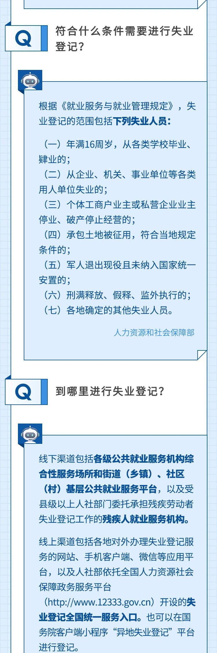 關(guān)于失業(yè)登記、失業(yè)補(bǔ)助金，希望這些回答可以幫到你！