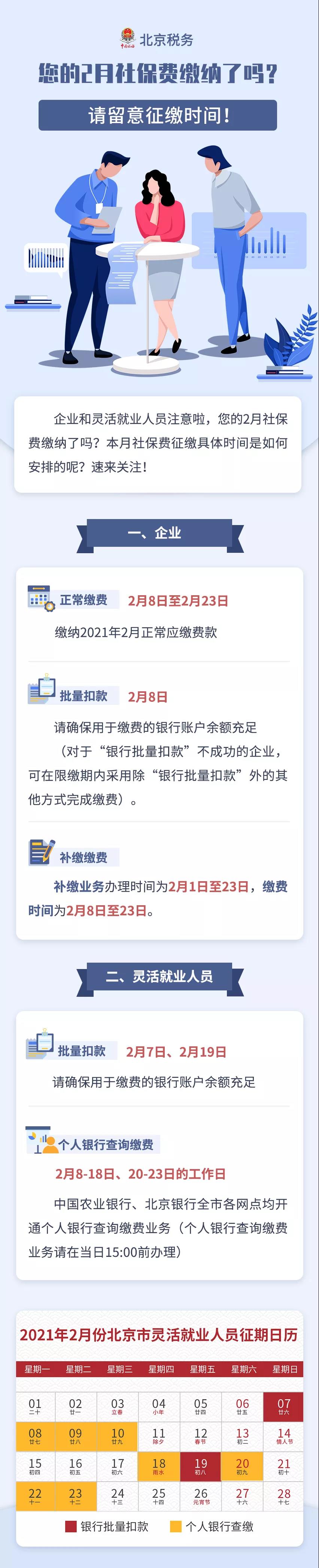 您的2月社保費(fèi)繳納了嗎？請留意征繳時間！