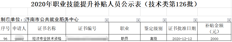 好消息！高級經(jīng)濟師證書可領(lǐng)濟南市職業(yè)技能補貼！