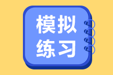 高級(jí)經(jīng)濟(jì)師模擬練習(xí)