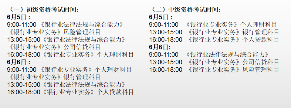 2021年6月銀行從業(yè)資格考試注意事項(xiàng)！必看！