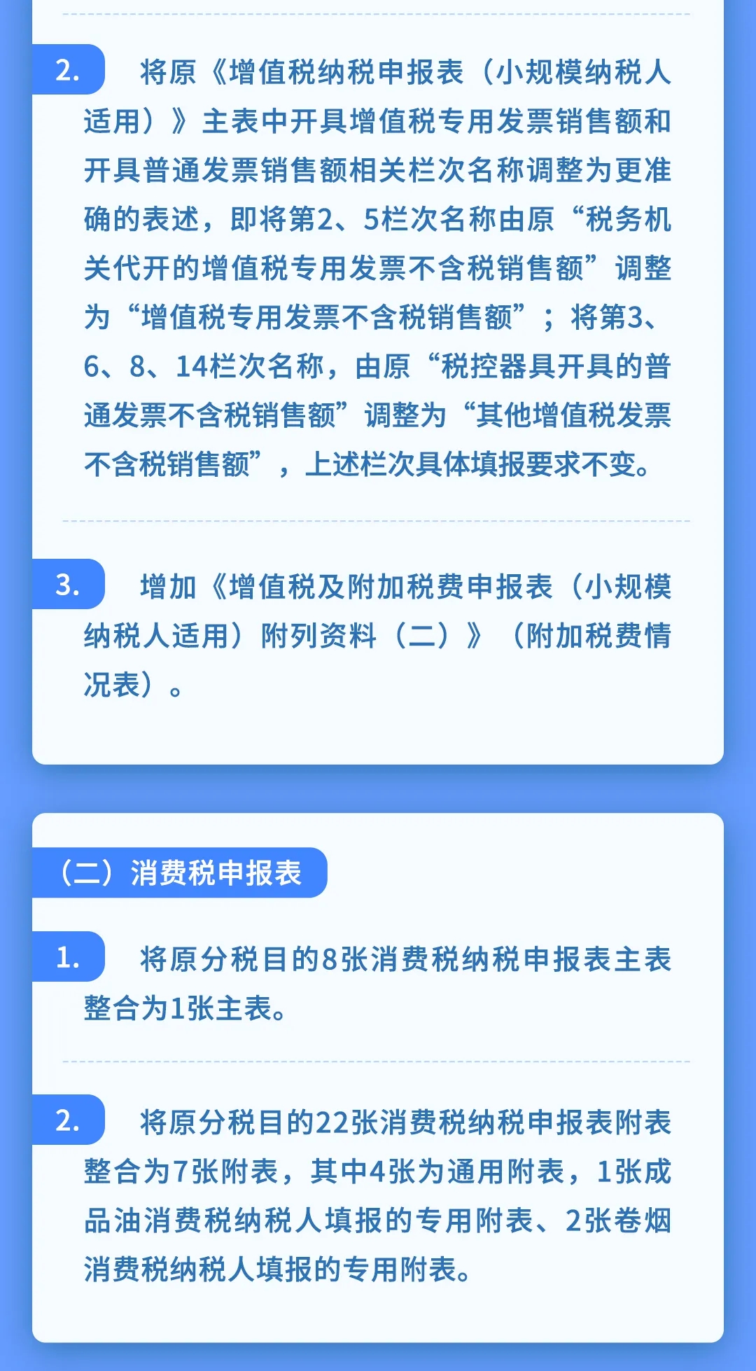 增值稅、消費(fèi)稅及附加稅費(fèi)申報(bào)表整合，帶你梳理一遍！