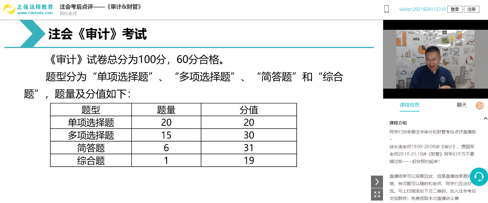 2021注會《審計》題量有變化？速來圍觀！