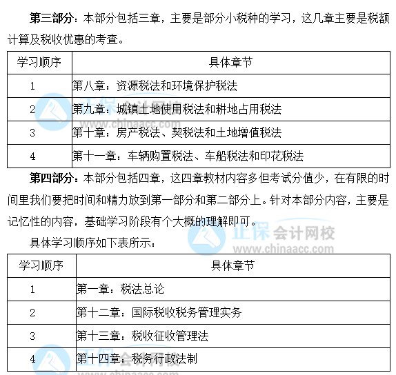 2022年注會《稅法》基礎(chǔ)階段學(xué)習(xí)計(jì)劃