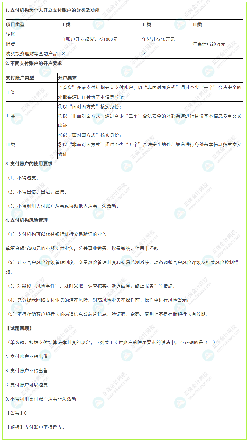 2022年初級(jí)會(huì)計(jì)《經(jīng)濟(jì)法基礎(chǔ)》高頻考點(diǎn)：網(wǎng)絡(luò)支付