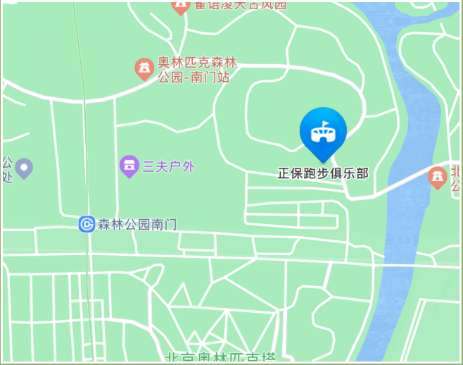 正保跑步俱樂部奧森跑者服務(wù)站交通指南