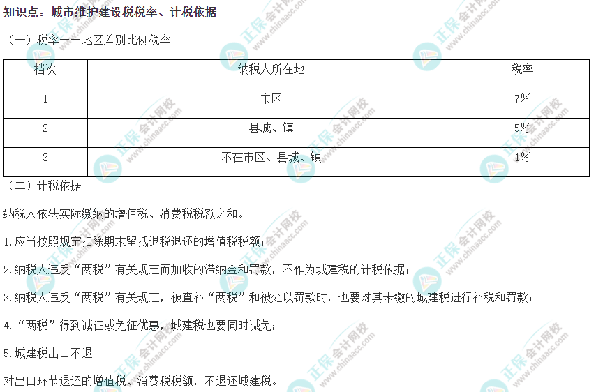 2022注會《稅法》易錯易混知識點(diǎn)