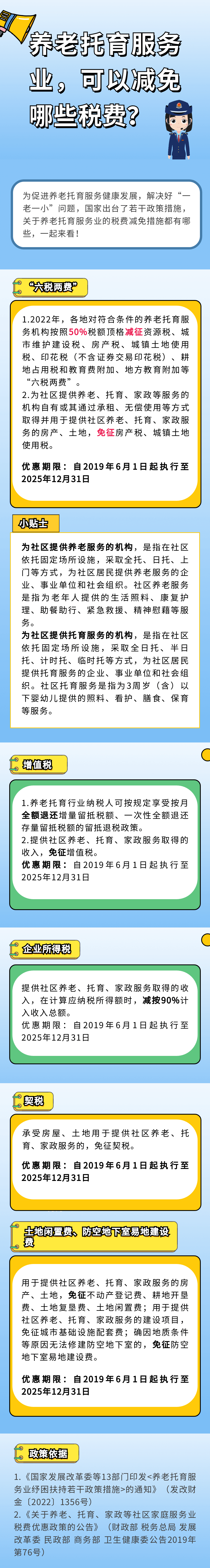 養(yǎng)老托育服務(wù)業(yè)，可以減免哪些稅費(fèi)