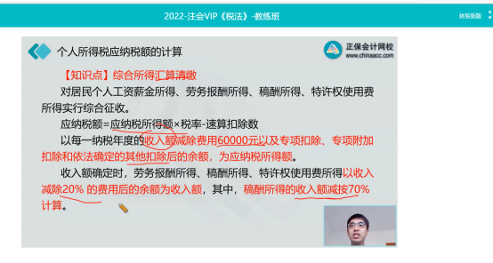 2022年注會《稅法》第二批試題及參考答案計算題(回憶版)