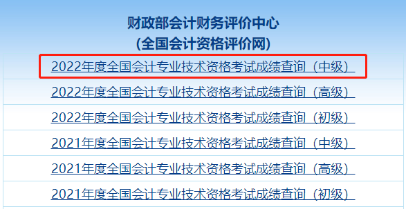 2022年中級(jí)會(huì)計(jì)職稱考試成績(jī)查詢流程及常見(jiàn)問(wèn)題解答