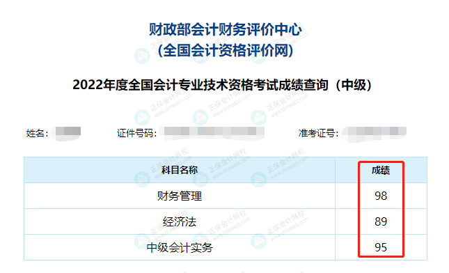 2022中級會計成績公布后要低調？但實力不允許啊！必須曬出來！