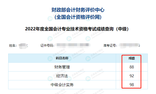 2022中級會計成績公布后要低調？但實力不允許啊！必須曬出來！