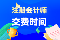 北京市cpa考試報(bào)名什么時(shí)候交費(fèi)？