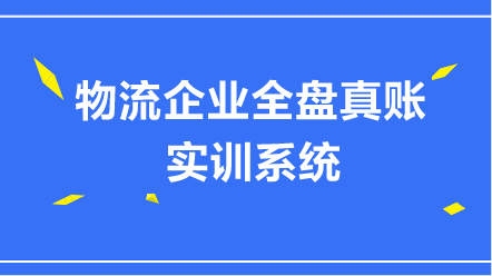 物流企業(yè)全盤真賬實訓系統(tǒng)