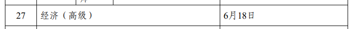 2023年高級經(jīng)濟(jì)師考試時(shí)間