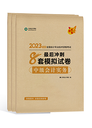 中級(jí)會(huì)計(jì)職稱8套模擬卷