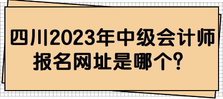 四川2023年中級會計師報名網(wǎng)址是哪個？