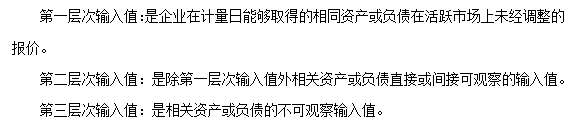 每天一個中級會計(jì)實(shí)務(wù)必看知識點(diǎn)——公允價值層次