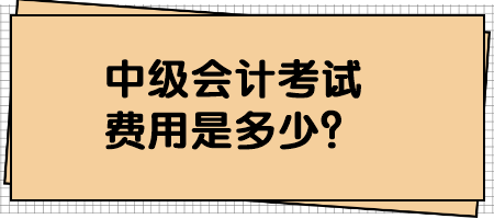 中級(jí)會(huì)計(jì)考試費(fèi)用是多少？