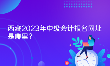 西藏2023年中級(jí)會(huì)計(jì)報(bào)名網(wǎng)址是哪里？