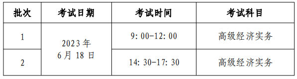 北京高級經(jīng)濟(jì)師考試安排和作答要求