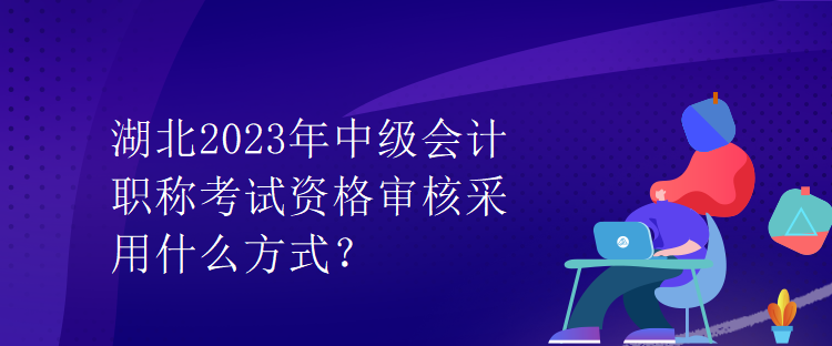 湖北2023年中級會計(jì)職稱考試資格審核采用什么方式？