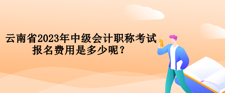 云南省2023年中級會計(jì)職稱考試報(bào)名費(fèi)用是多少呢？