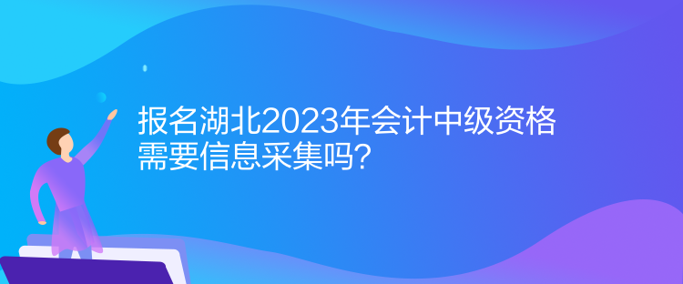 報(bào)名湖北2023年會(huì)計(jì)中級(jí)資格需要信息采集嗎？