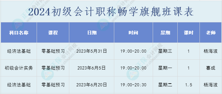 2024初級會計新課什么時候開始上課??？沒有教材怎么學(xué)？