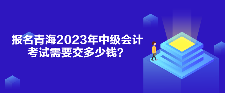 報(bào)名青海2023年中級(jí)會(huì)計(jì)考試需要交多少錢？