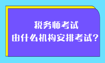 稅務師考試由什么機構安排考試？