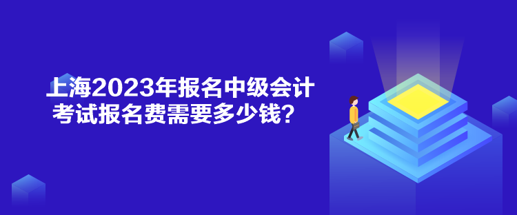 上海2023年報(bào)名中級(jí)會(huì)計(jì)考試報(bào)名費(fèi)需要多少錢？