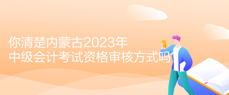 你清楚內(nèi)蒙古2023年中級(jí)會(huì)計(jì)考試資格審核方式嗎？