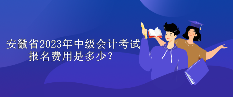 安徽省2023年中級(jí)會(huì)計(jì)考試報(bào)名費(fèi)用是多少？