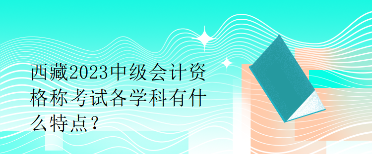 西藏2023中級(jí)會(huì)計(jì)資格稱考試各學(xué)科有什么特點(diǎn)？