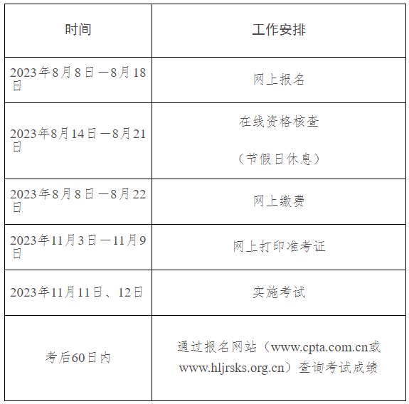 黑龍江2023年初中級經(jīng)濟師報考時間安排