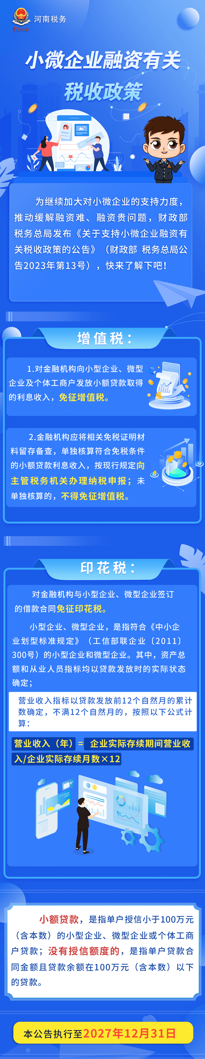 免增值稅！免印花稅！支持小微企業(yè)融資