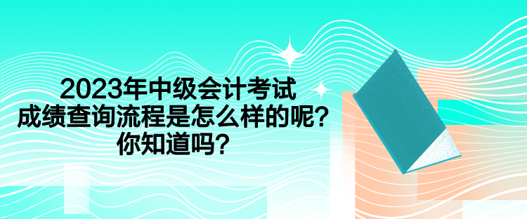 2023年中級(jí)會(huì)計(jì)考試成績(jī)查詢流程是怎么樣的呢？你知道嗎？