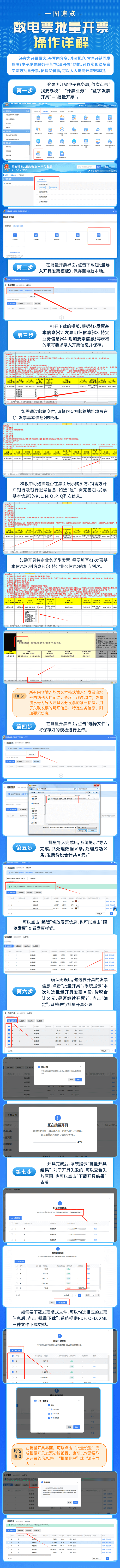 一圖速覽數(shù)電票批量開(kāi)票操作詳解